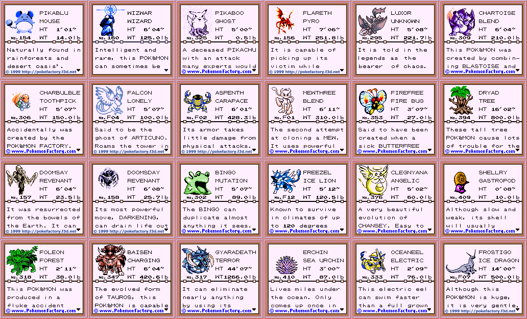 Many PokéGods likely originated from websites such as The Pokémon Factory, a community that created fake Pokémon. Check out our interview with them!